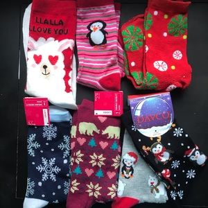 Bundle 7 pairs holiday socks